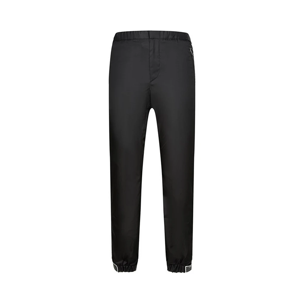 商品[国内直发] Prada|PRADA 男士黑色棉纶收脚长裤 UP0008-I18-F0002,价格¥5817,第1张图片