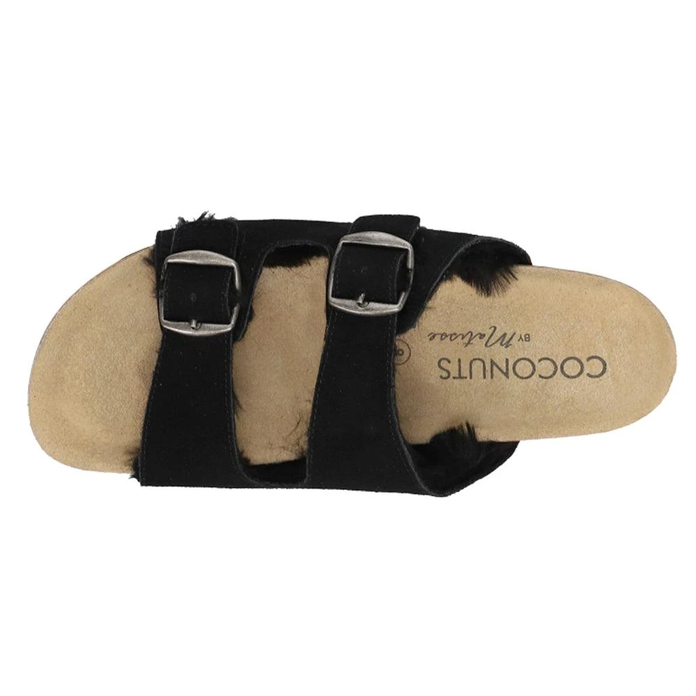 商品COCONUTS by Matisse|Victory Buckle Shearling Slide Sandals,价格¥153,第4张图片详细描述