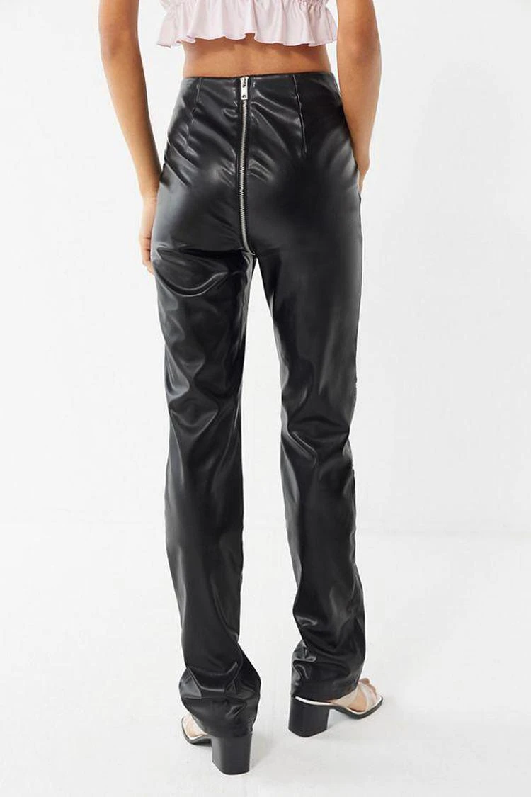 商品I.AM.GIA|I.AM.GIA Hendrix Zip-Front Straight Leg Pant,价格¥555,第2张图片详细描述