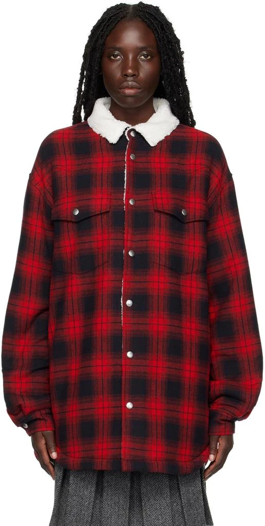 商品We11done|Red Check Jacket,价格¥2936,第1张图片