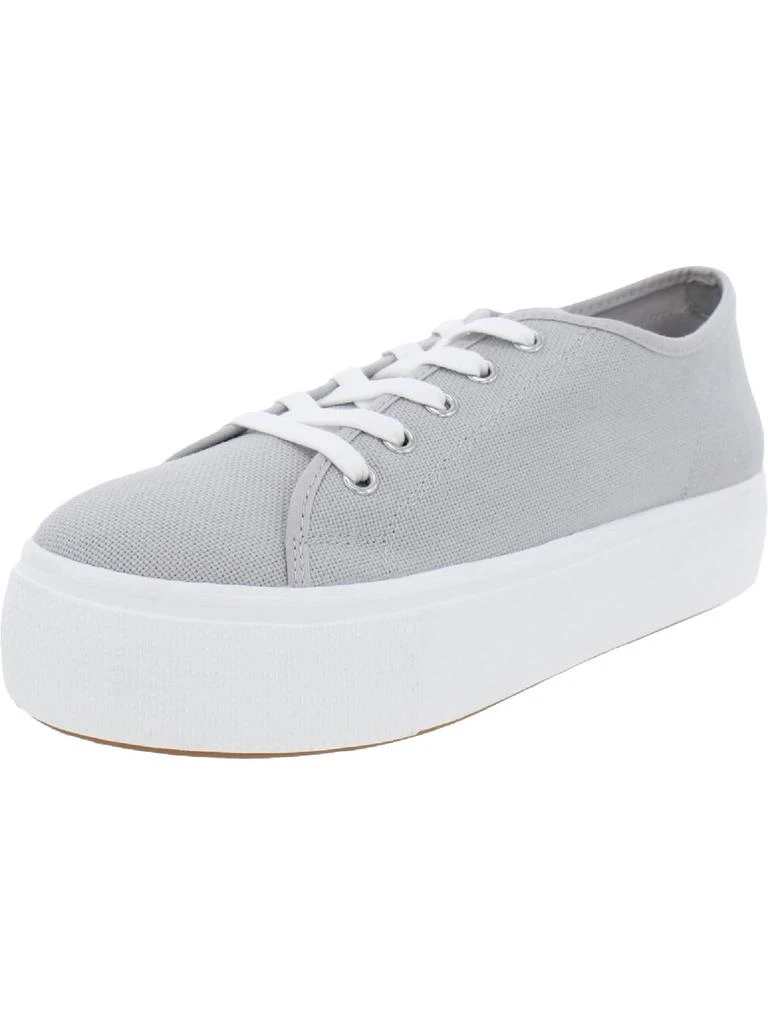 商品Steve Madden|Elore Womens Canvas Athleisure Platform Sneakers,价格¥445,第1张图片