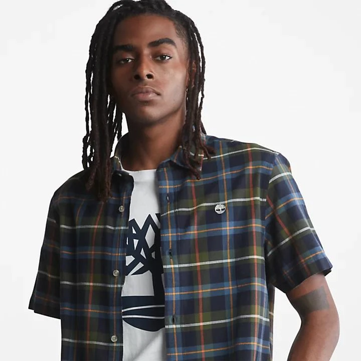 商品Timberland|Outdoor Heritage Plaid Shirt for Men in Navy,价格¥759,第5张图片详细描述