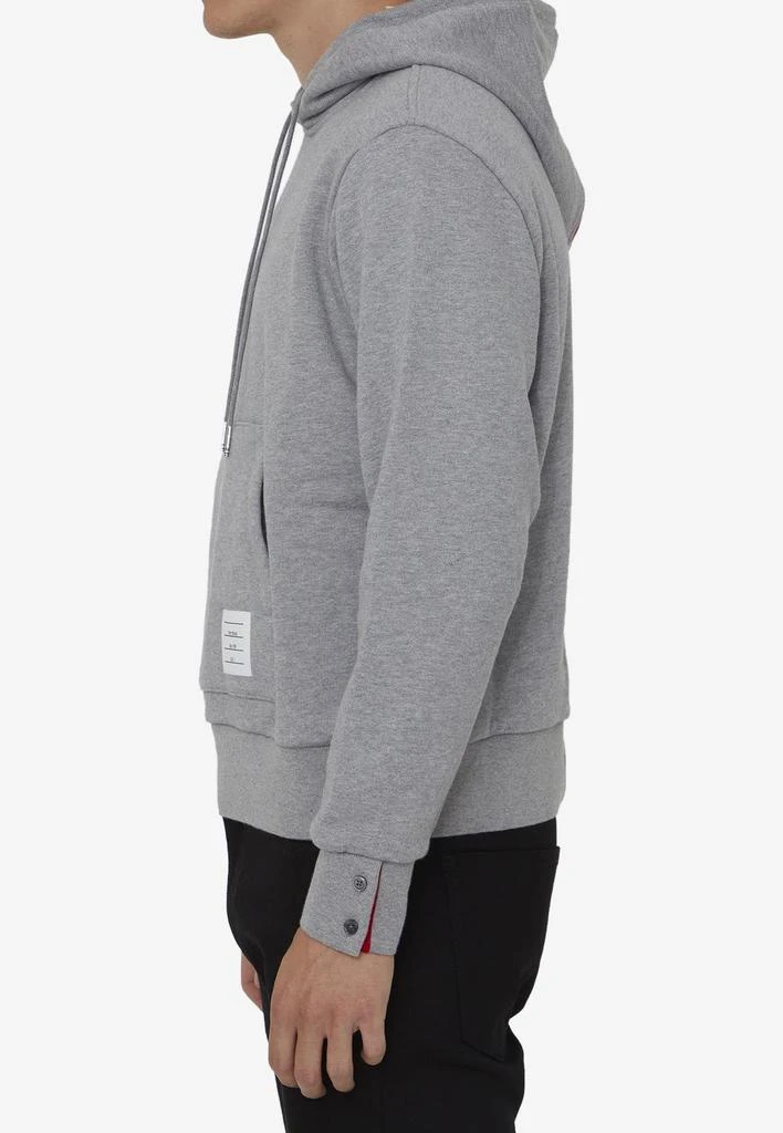 商品Thom Browne|Name Tag Patch Hooded Sweatshirt,价格¥8291,第3张图片详细描述