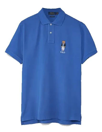 商品Ralph Lauren|Polo Ralph Lauren Preppy Bear Polo Blue,价格¥1302,第1张图片