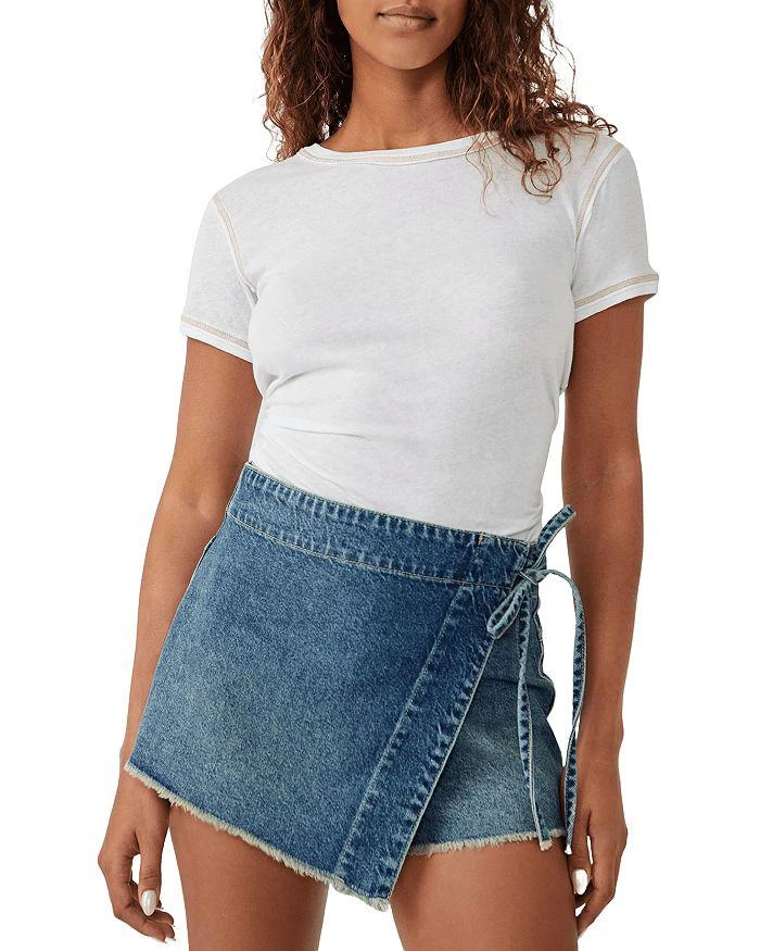 商品Free People|Emmy Denim Skort,价格¥659,第5张图片详细描述