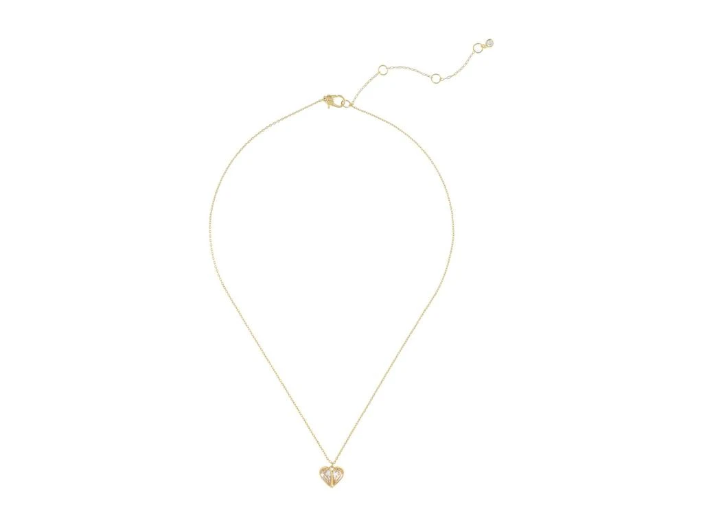 商品Kate Spade|Rock Solid Stone Heart Mini Pendant-Boxed Necklace,价格¥413,第2张图片详细描述