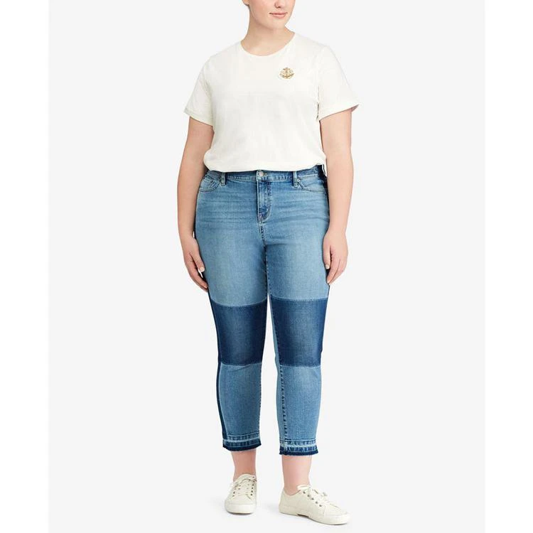 Plus Size Crew-Neck Short-Sleeve T-Shirt 商品