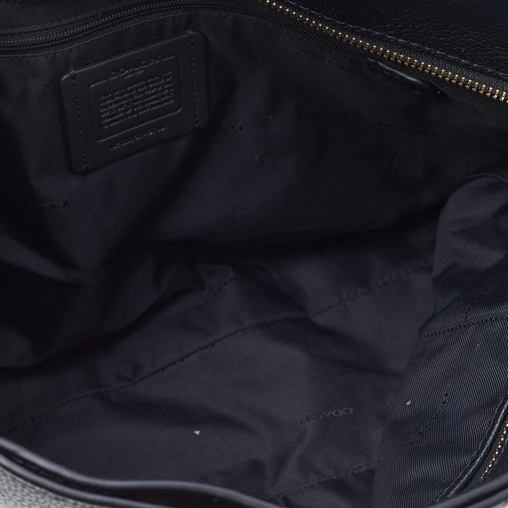 Coach Black Leather Turnlock Chain Tote 商品