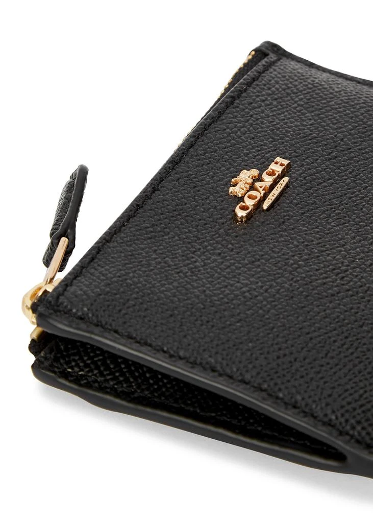 商品Coach|Black grained leather coin purse,价格¥780,第3张图片详细描述