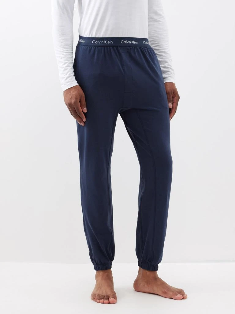 商品Calvin Klein|Logo-waistband cotton-blend pyjama trousers,价格¥354,第1张图片