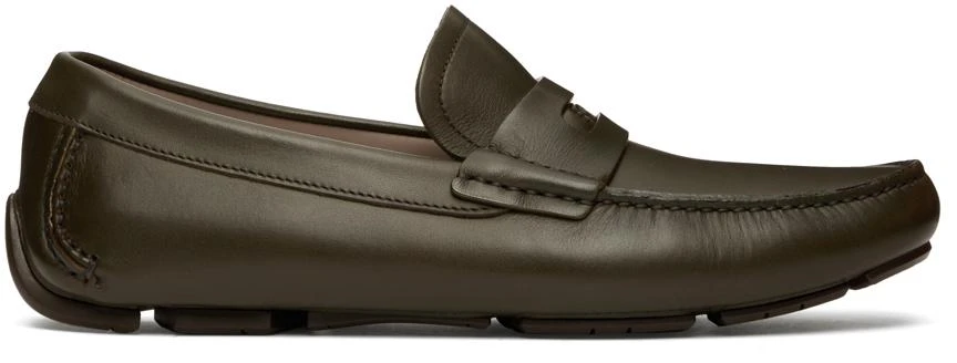 商品Salvatore Ferragamo|绿色 Newton 乐福鞋,价格¥6351,第1张图片