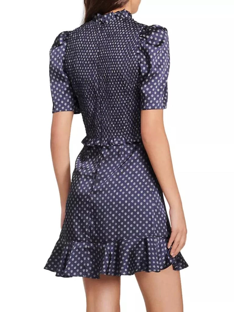 商品Sandro|Malden Polka Dot Mini Dress,价格¥1388,第3张图片详细描述