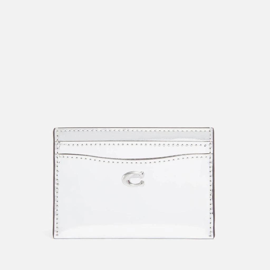 商品Coach|Coach Essential Metallic Leather Card Case,价格¥951,第1张图片