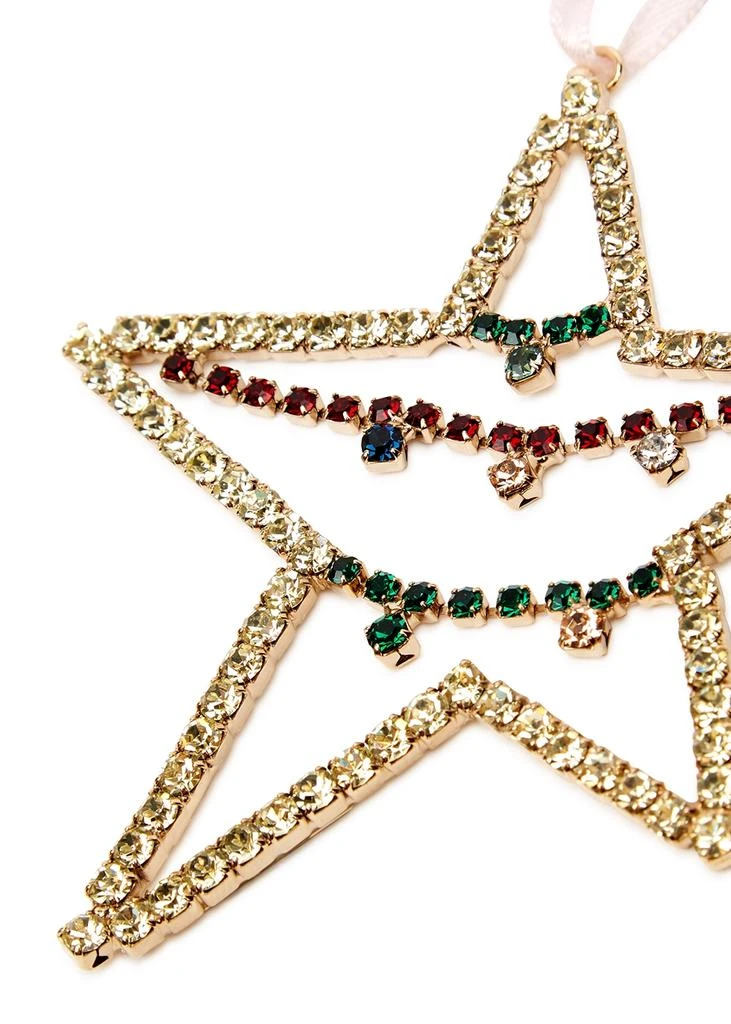 商品ROSANTICA|Star embellished gold-tone Christmas ornament,价格¥858,第2张图片详细描述
