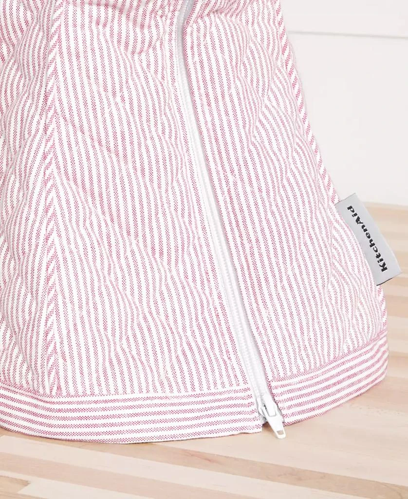 商品KitchenAid|Fitted Tilt-Head Ticking Stripe Stand Mixer Cover with Storage Pocket Quilted, 14.37" x 18" x 10",价格¥255,第4张图片详细描述