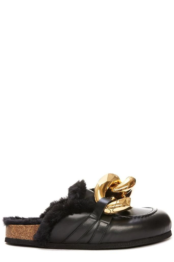 商品JW Anderson|JW Anderson Chain Detailed Slip-On Mules,价格¥2365,第1张图片详细描述
