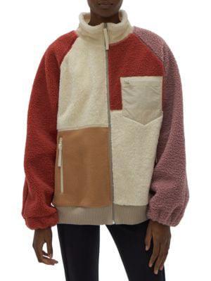 商品Helmut Lang|Patchwork Fleece Jacket,价格¥1002,第1张图片