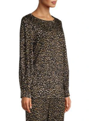 商品Kobi Halperin|Tiana Leopard-Print Top,价格¥339,第3张图片详细描述