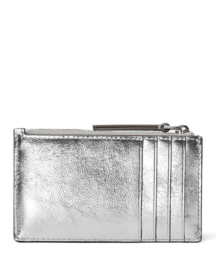 商品Tory Burch|Kira Metallic Diamond Quilt Zip Card Case,价格¥670,第3张图片详细描述