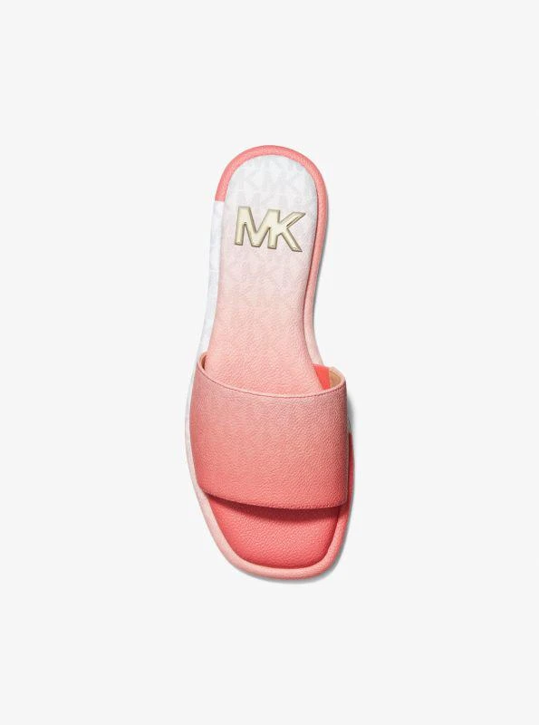 商品Michael Kors|Hayworth Ombré Logo Slide Sandal,价格¥261,第3张图片详细描述