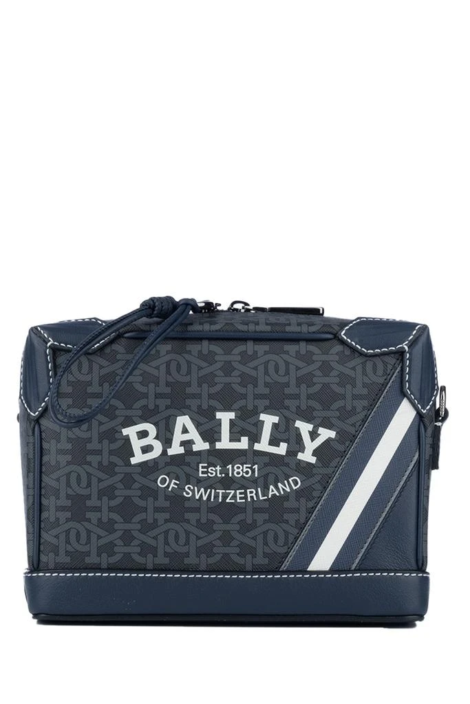 商品Bally|Bally Logo-Printed Zipped Shoulder Bag,价格¥4582,第1张图片