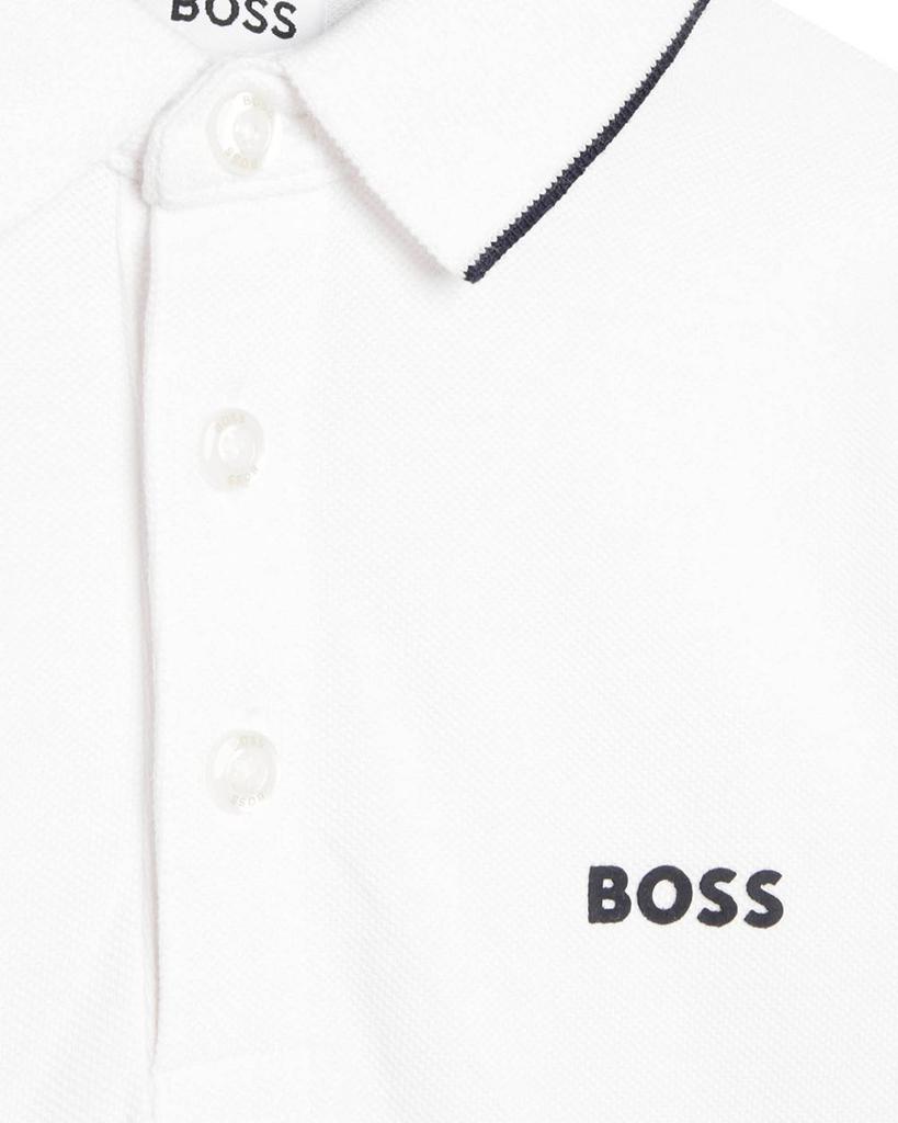 Boys' Piqué Long Sleeve Polo Shirt - Big Kid商品第3张图片规格展示