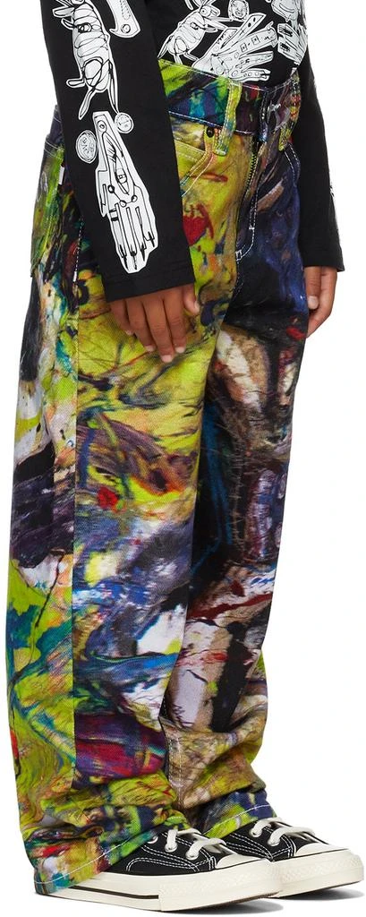 商品Charles Jeffrey Loverboy|SSENSE Exclusive Kids Multicolor Jeans,价格¥881,第2张图片详细描述