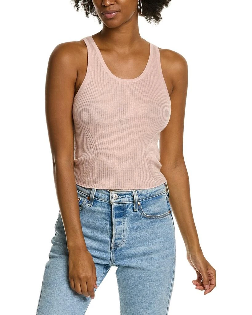 商品Splendid|LYR by Splendid Bustier Wool & Cashmere-Blend Tank,价格¥190,第2张图片详细描述