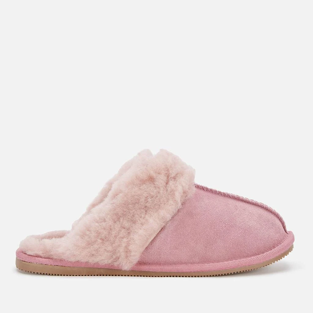 商品Clarks|Clarks Women's Warm Lux Suede Mule Slippers - Rose,价格¥244,第1张图片