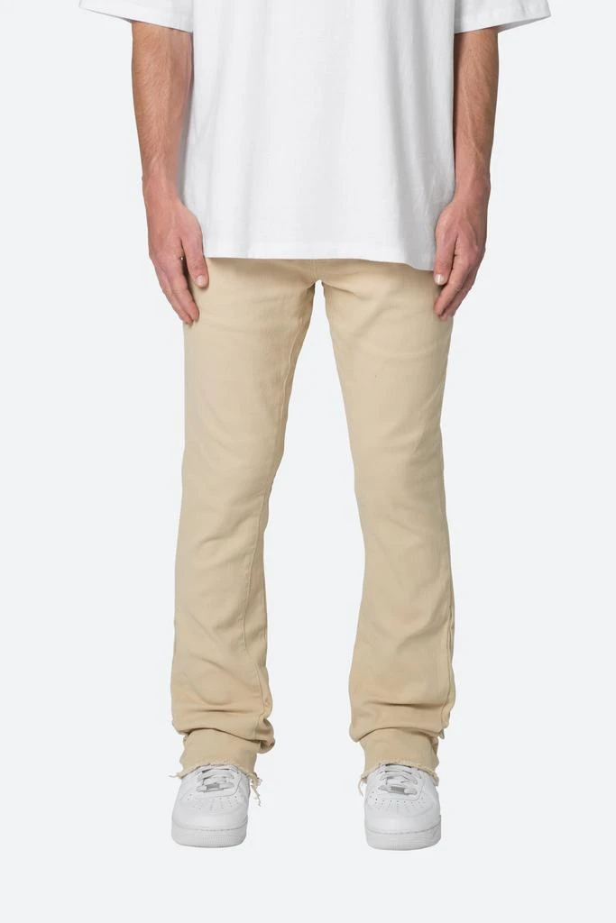 商品MNML|Twill Slim Stacked Pants - Khaki,价格¥502,第1张图片