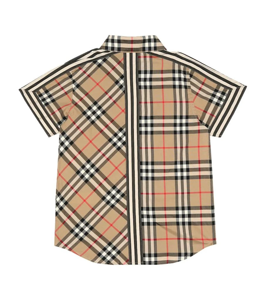 商品Burberry|Vintage Check cotton shirt,价格¥1276,第4张图片详细描述