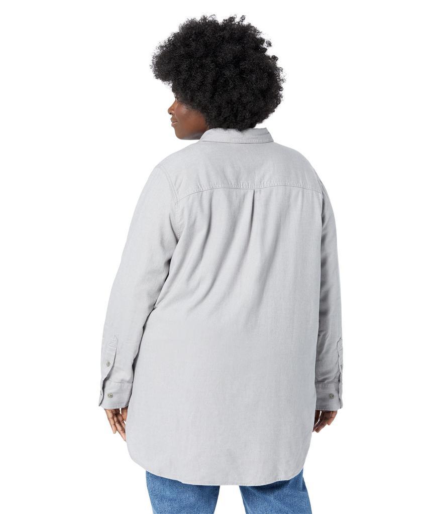 商品Carhartt|Plus Size Rugged Flex® Relaxed Fit Midweight Flannel Long Sleeve Plaid Tunic,价格¥447,第4张图片详细描述