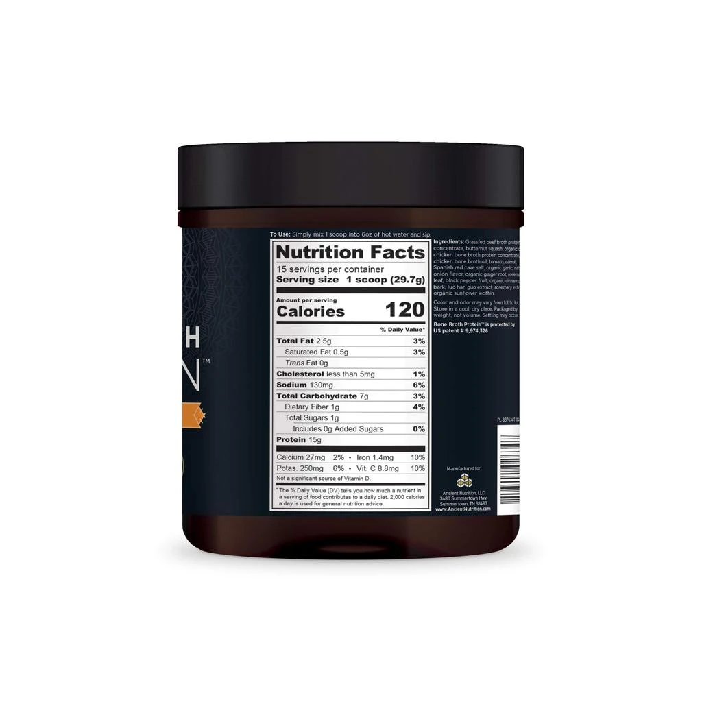 Bone Broth Protein November ’23 Insert | Powder Butternut Squash (15 Servings) 商品