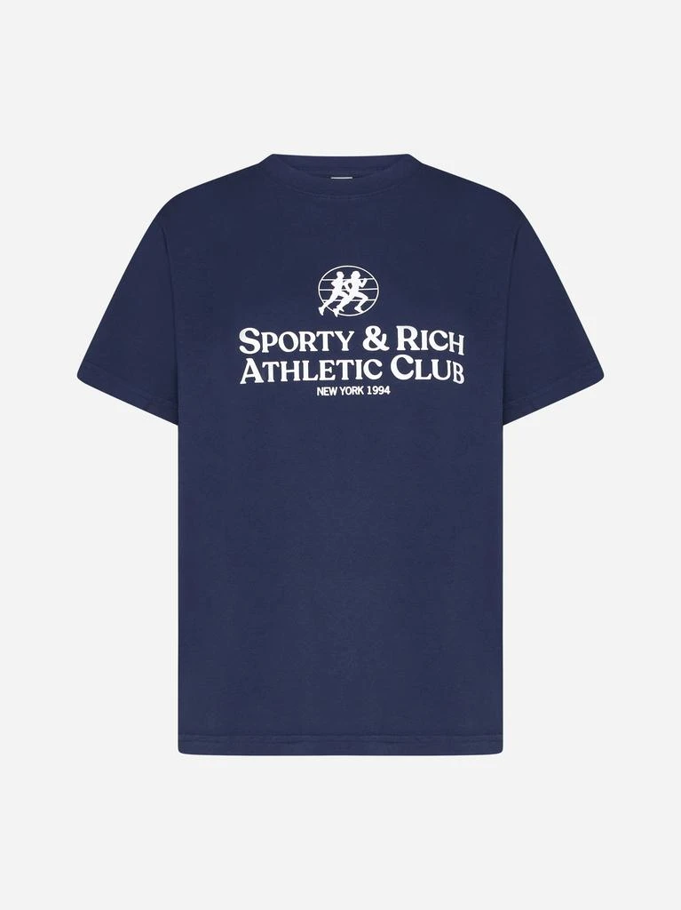 商品Sporty & Rich|S&R Athletic Club cotton t-shirt,价格¥194,第1张图片