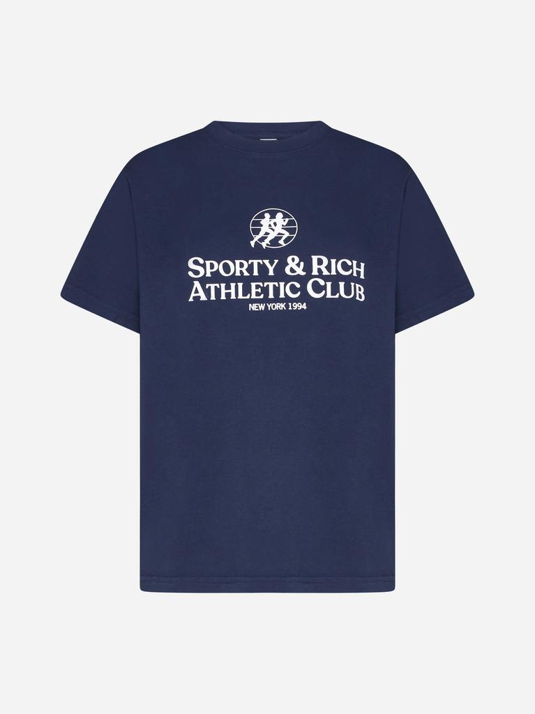 商品Sporty & Rich|S&R Athletic Club cotton t-shirt,价格¥229,第1张图片