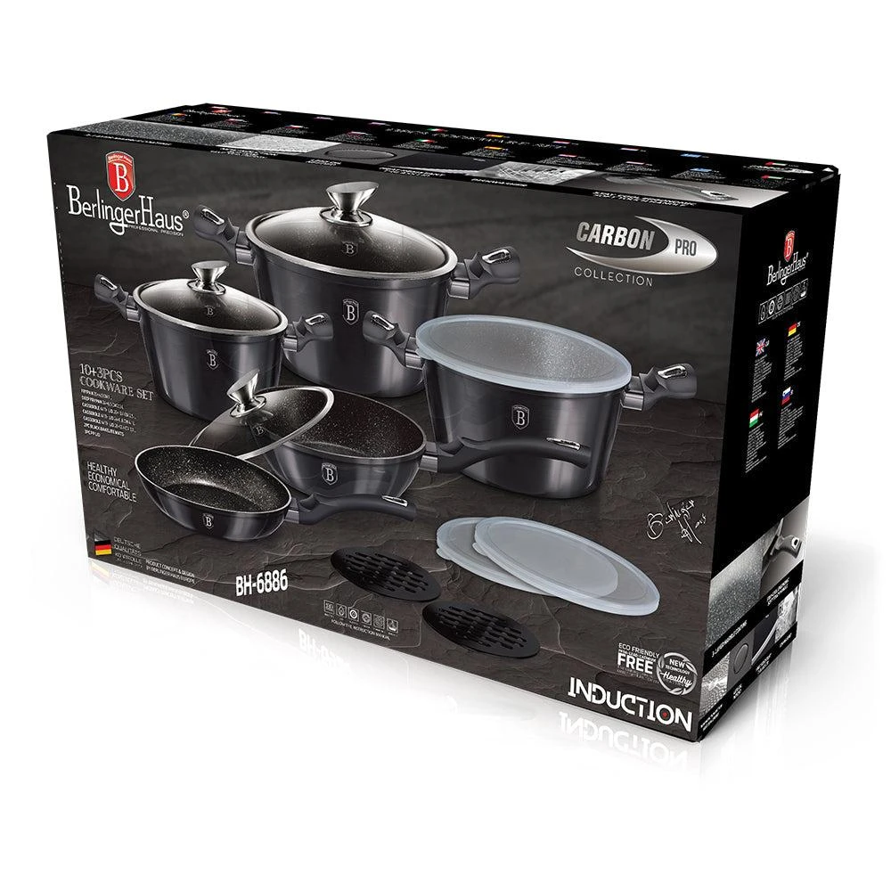 商品Berlinger Haus|13-Piece Kitchen Cookware Set,价格¥2134,第2张图片详细描述