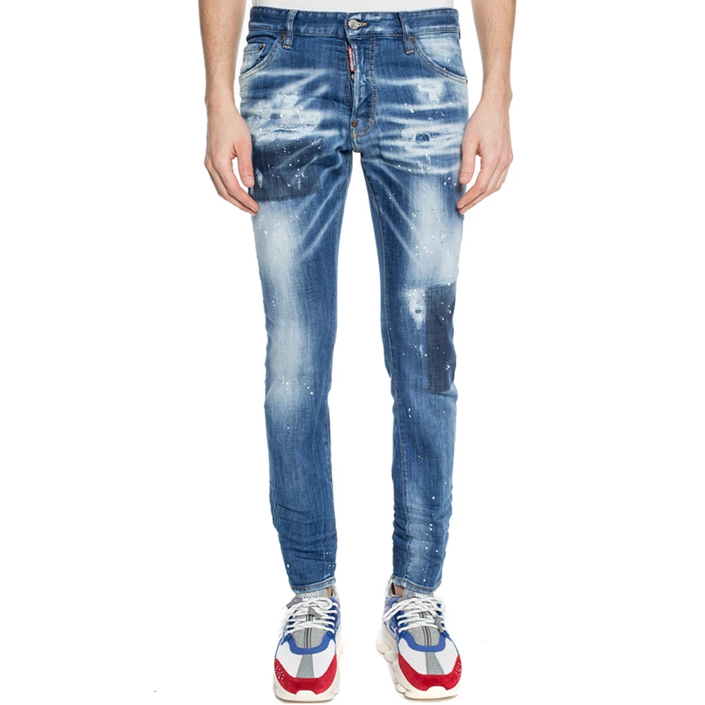 DSQUARED2 蓝色男士牛仔裤 S71LB0604-S30342-470 商品