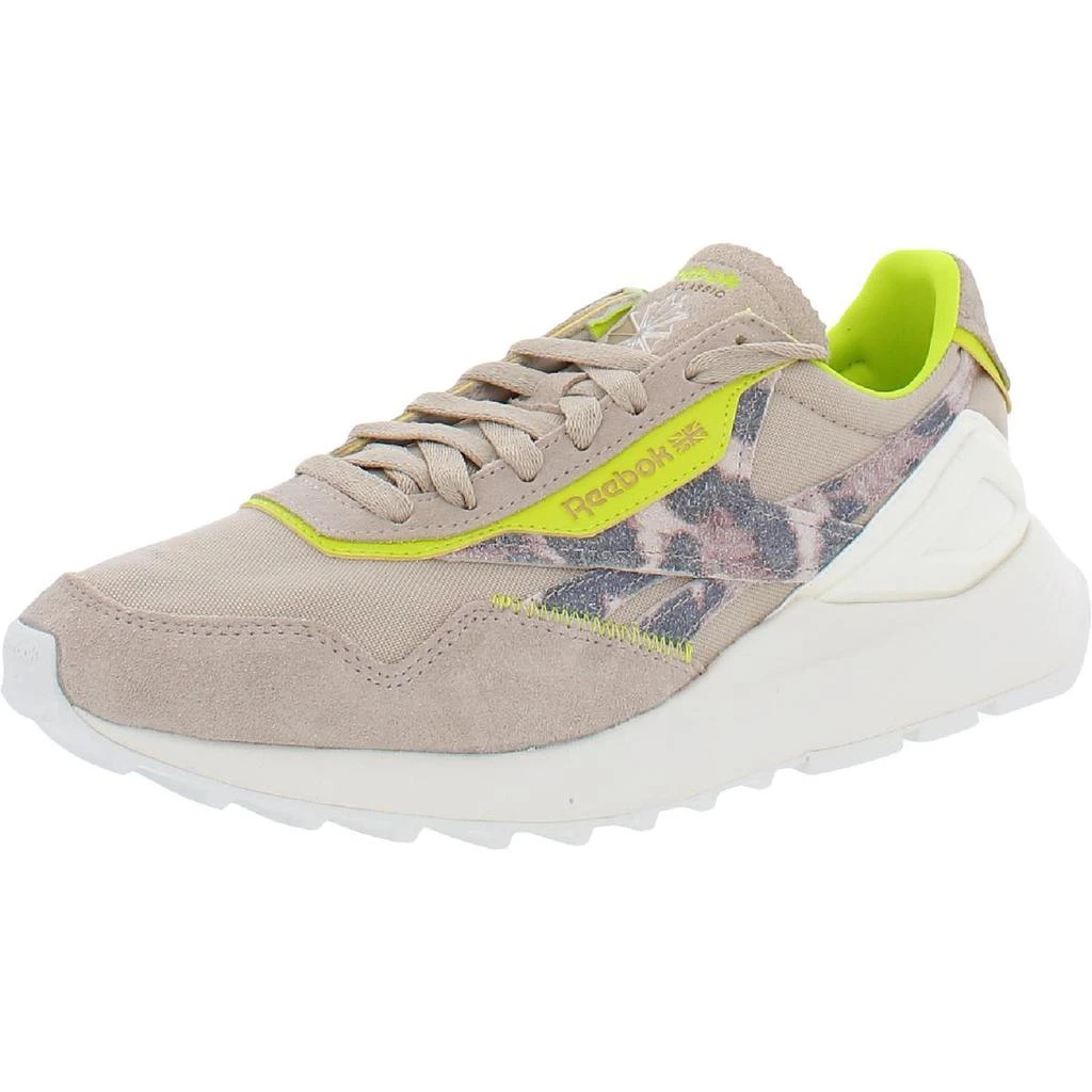 商品Reebok|Reebok Womens CL Legacy AZ Leopard Print Lace Up Athletic and Training Shoes,价格¥177,第1张图片