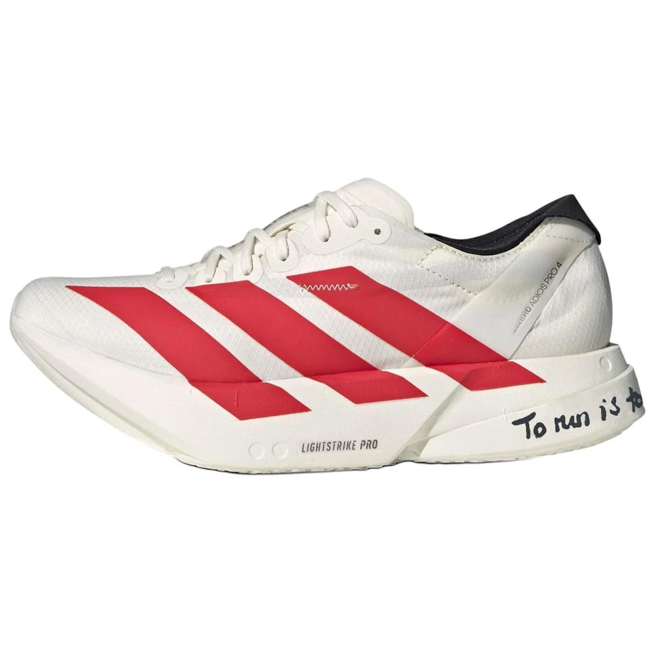 商品[国内直发] Adidas|adidas Adizero Adios Pro 4 舒适柔软减震耐磨 低帮 马拉松长跑跑步鞋 男款 白色,价格¥1401,第1张图片