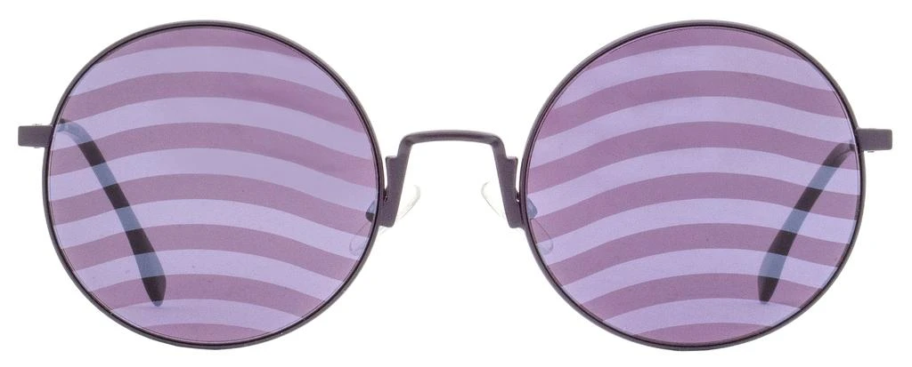 商品Fendi|Fendi Women's Round Sunglasses FF0248S B3VXL Dark Violet 53mm,价格¥950,第1张图片