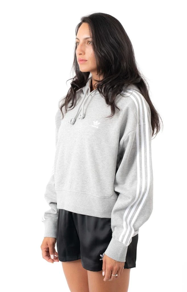 商品Adidas|(H34615) Short Pullover Hoodie - Medium Heather Grey,价格¥187,第2张图片详细描述
