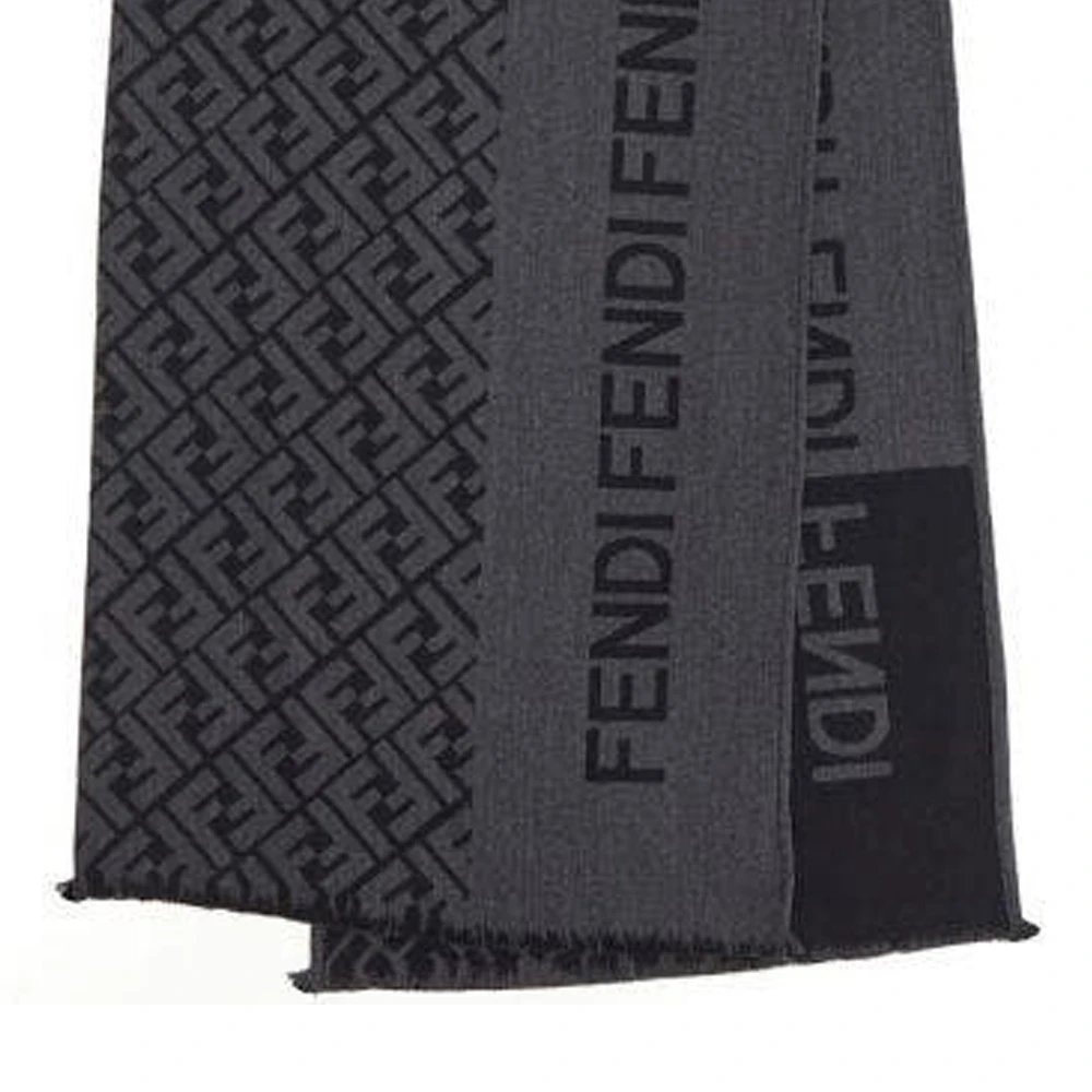 FENDI 黑色男士围巾 FXS124-AIKN-F0QA1 商品