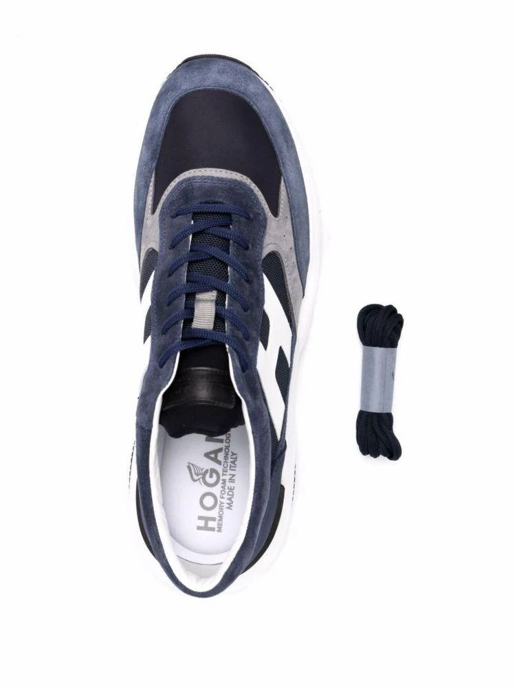 商品hogan|Hogan men's blue other materials lace up shoes,价格¥2888,第4张图片详细描述