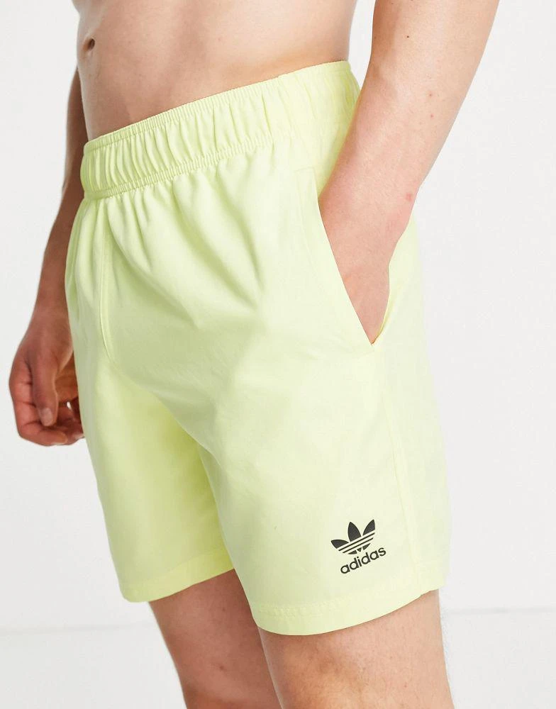 商品Adidas|adidas Originals essentials swim shorts in yellow,价格¥158,第3张图片详细描述