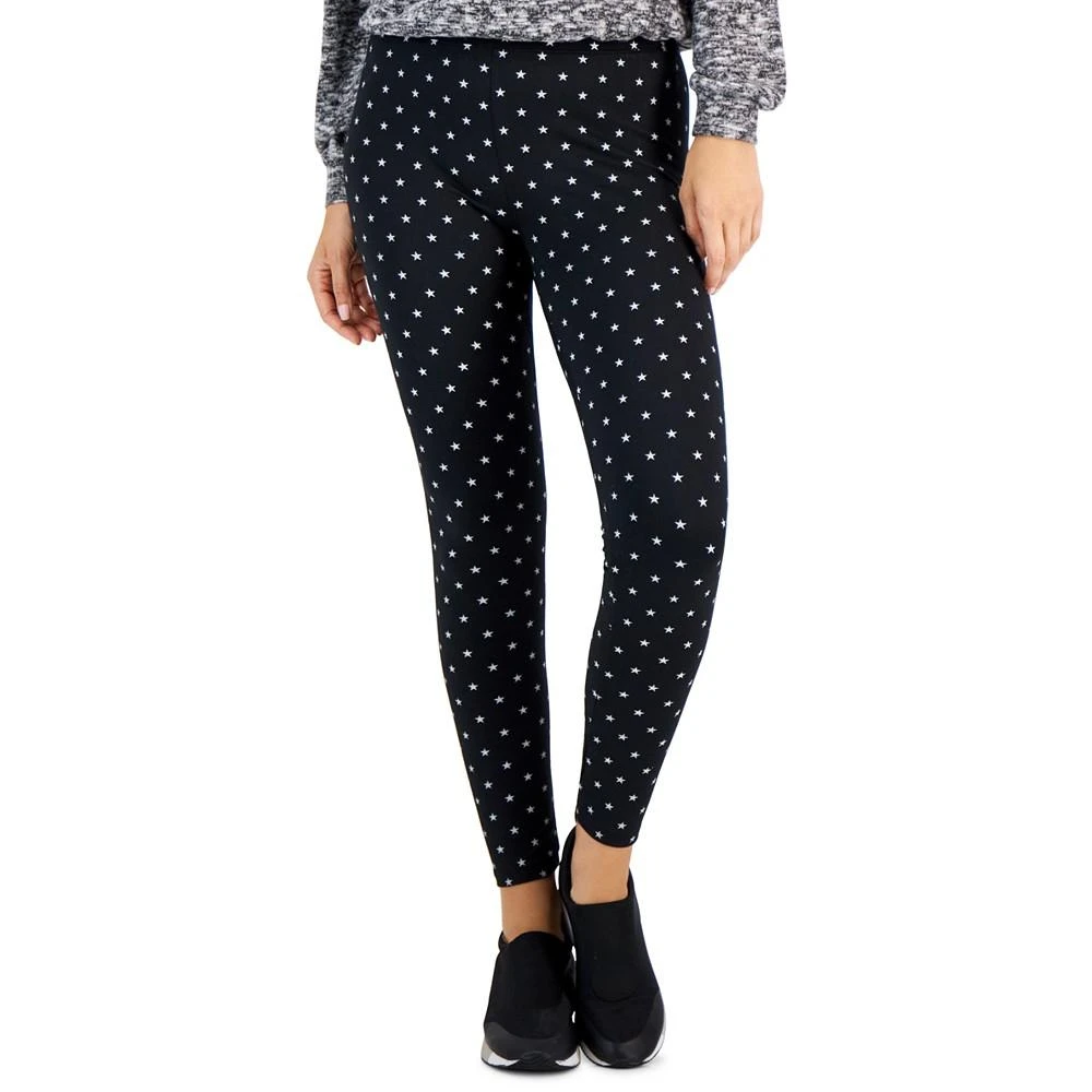 商品Style & Co|Women's Star Fleece Mid-Rise Leggings, Created for Macy's,价格¥92,第1张图片