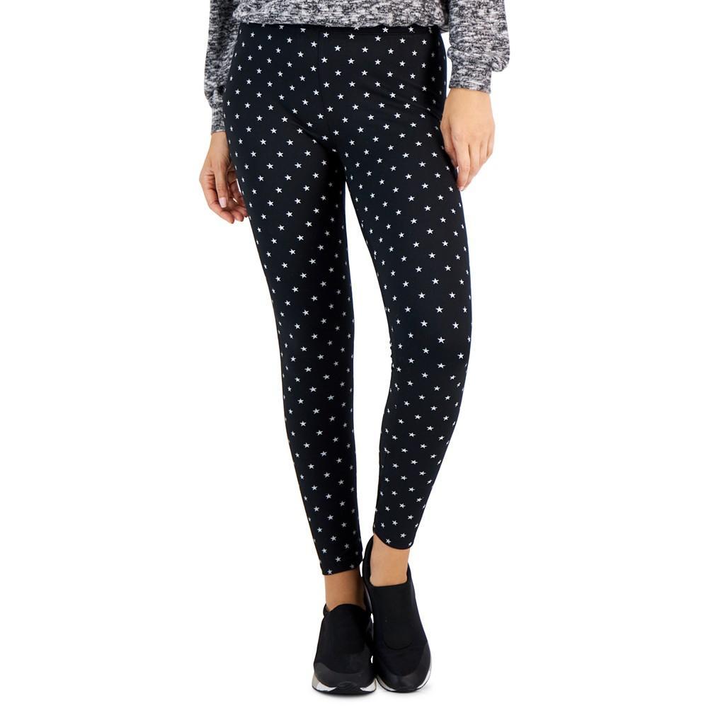 商品Style & Co|Women's Star Printed Fleece Mid-Rise Leggings, Created for Macy's,价格¥141-¥213,第1张图片