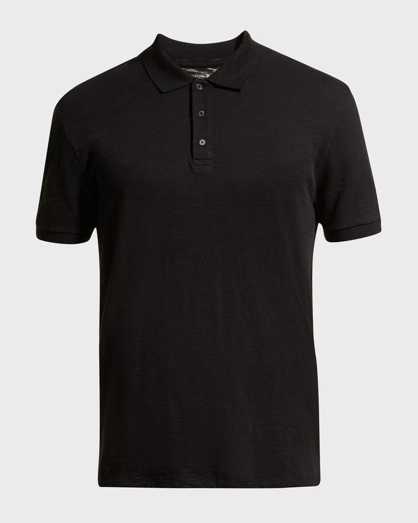 商品Vince|Classic Slub Cotton Polo Shirt,价格¥728,第3张图片详细描述