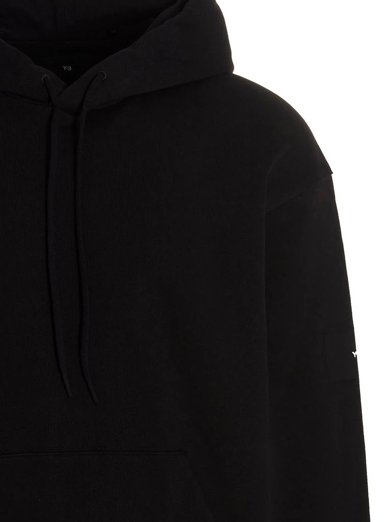 商品Y-3|Y-3 Logo Patch Drawstring Hoodie,价格¥904-¥1355,第4张图片详细描述