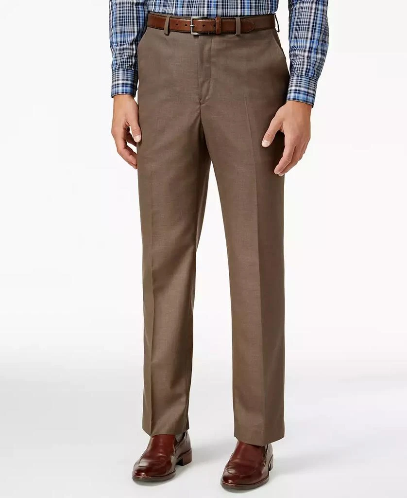 商品Michael Kors|Michael Kors 男式纯色经典合身弹力长裤,价格¥710,第1张图片