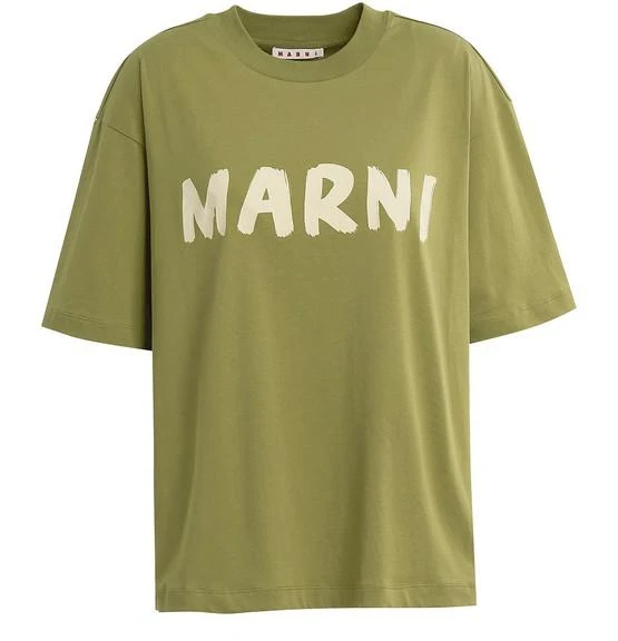 商品Marni|有机棉平纹带标识印花T恤,价格¥1938,第3张图片详细描述